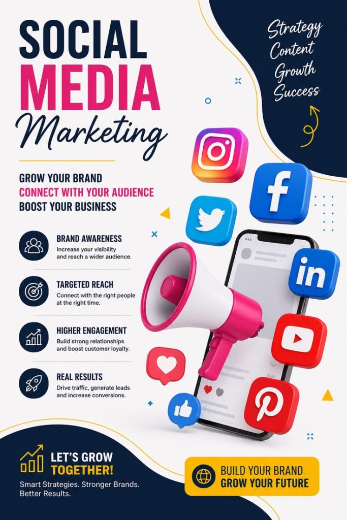 Social Media Marketing Tips To Grow Your Brand Online 683x1024